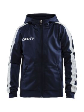 Pro Control Hood Jacket Jr Navy/White