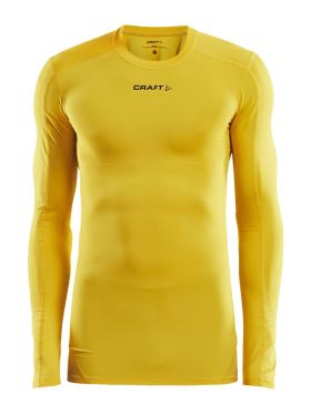 PRO Control Compression Long Sleeve Uni Sweden Yellow