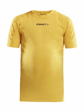 Pro Control Compression Tee Jr Sweden Yellow