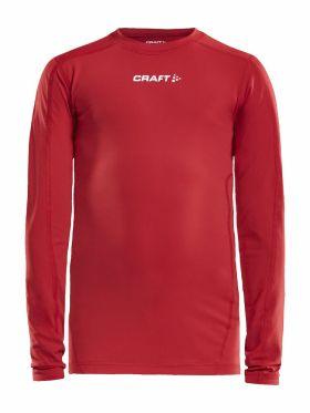 PRO Control Compression Long Sleeve Jr Red