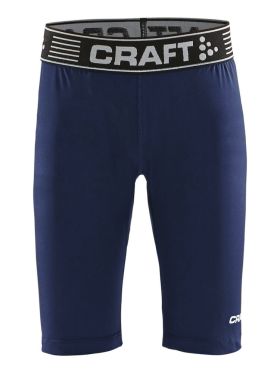 Pro Control Compression Short Tights Jr Navy