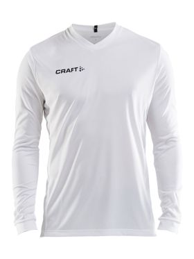 Squad Go Jersey Solid Ls M White