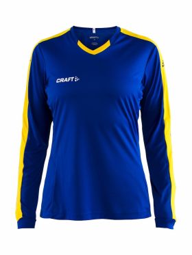Progress Jersey Contrast LS W Club Cobolt/Sweden Yellow