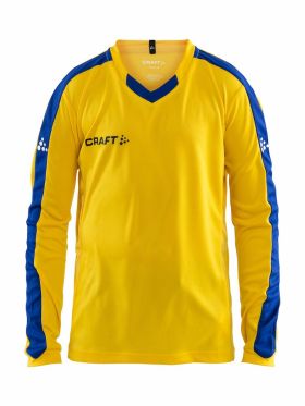 Progress Jersey Contrast LS JR Sweden Yellow/Club Cobolt