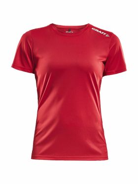 Rush SS Tee W Red