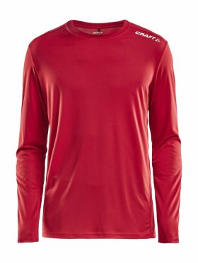 Rush LS Tee M Red