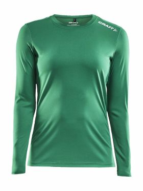 Rush LS Tee W Team Green