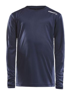 Rush LS Tee Jr Navy