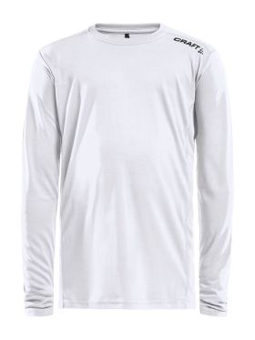 Rush LS Tee Jr White