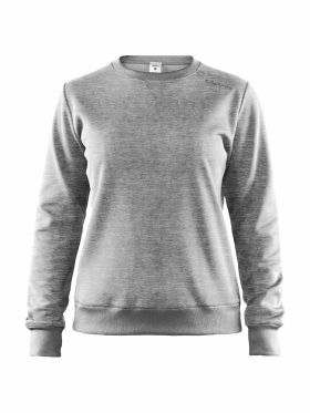 Leisure crewneck W Grey Melange