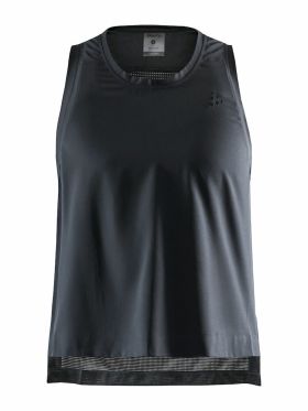 UNTMD High Slit top W Svart