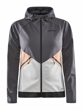 Core Glide Hood Jacket W Granite-Ash