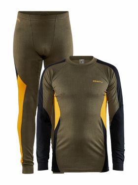 CORE Dry Baselayer Set M DARK OLIVE-TIGER