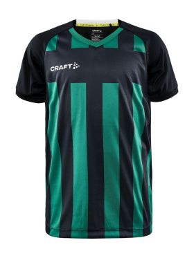 Progress 2.0 Stripe Jersey Jr Black/Team Green