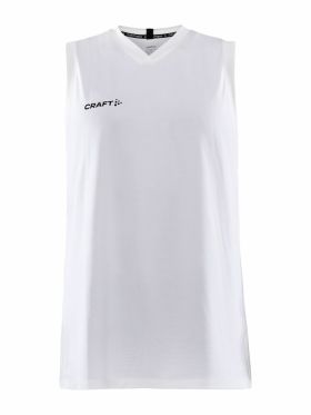 Progress Basket Singlet M White