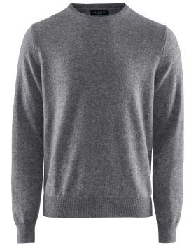 Sutton Cashmere Crew Neck Grå