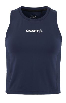 Rush 2.0 Crop Singlet W Navy