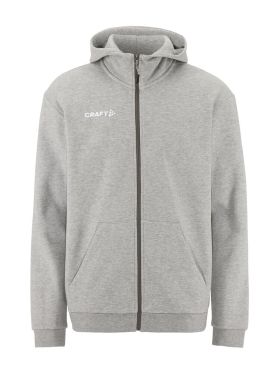 Community 2.0 Logo Fz Hoodie M Grå