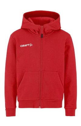 Community 2.0 Logo Fz Hoodie Jr Röd