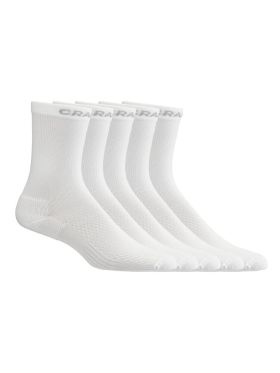CORE Dry High Sock 5-Pack White
