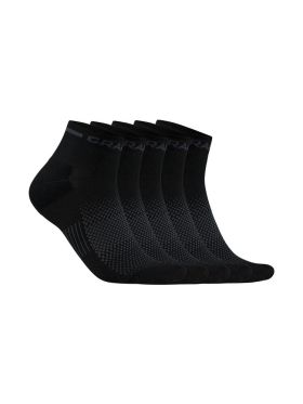 Active Mid Sock 5-Pack Svart