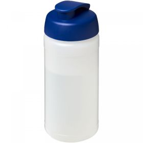 Baseline® Plus 500 ml sportflaska med uppfällbart lock Blå