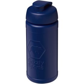 Baseline Rise sportflaska på 500 ml med uppfällbart lock Blå