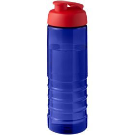 H2O Active® Eco Treble 750 ml sportflaska med uppfällbart lock Blå