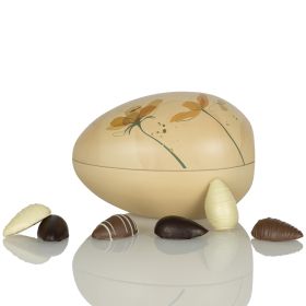 Marsipanägg i Cocoture metallägg