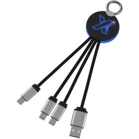 SCX.design C16 ring med light-up kabel Blå