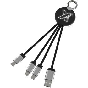 SCX.design C16 ring med light-up kabel Svart