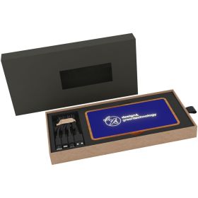 SCX.design P36 5 000 mAh upplyst trådlös powerbank Blå