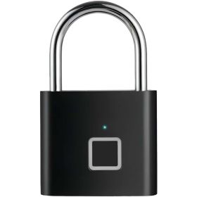 SCX.design T11 smart hänglås med fingeravtryck Svart