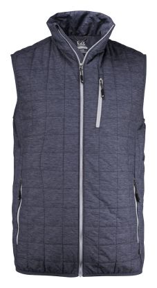 Rainier Vest Men Antracit blåmelerad