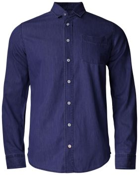 Ellensburg Denim Shirt Men Mörk Denim