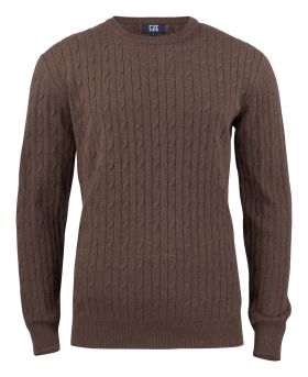 Blakely Knitted Sweater Men Brunmelerad