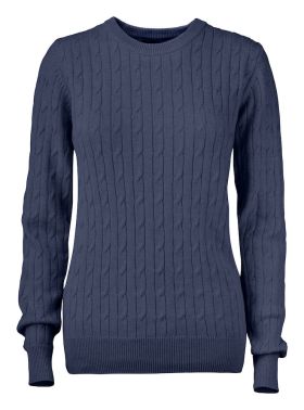 Blakely Knitted Sweater Women Marinmelerad