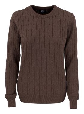 Blakely Knitted Sweater Women Brunmelerad