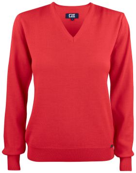 Everett V-neck Women Röd
