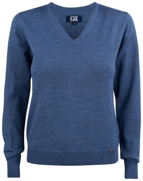 Everett V-neck Women Denim Melange