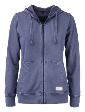 Thorp Denim Hood FZ Women Blå