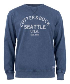 Thorp Denim Crew Men Denimblå