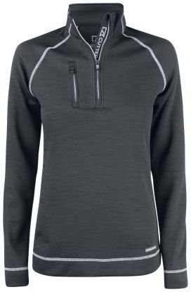 Chambers Half Zip Women Anthracite melange