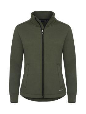 Pemberton Cardigan Full Zip Women Olivgrön