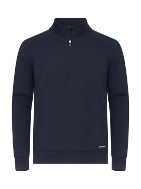 Pemberton Half Zip Men Dark Navy