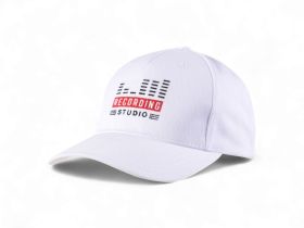 Bomullstwill 5-panel keps med metallspänne