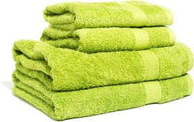 Frottéset Kungshamn 2+2 Äpplegrön