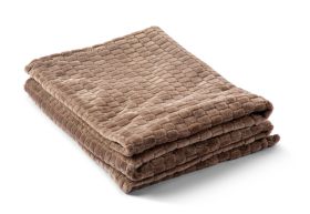 Fleecepläd Jaquard Nougat