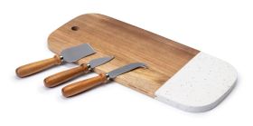 Ostbricka med tre knivar