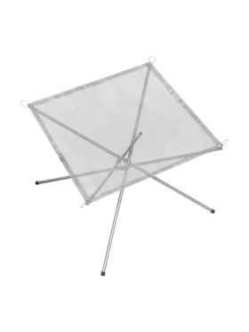 Ihopfällbar eldstad